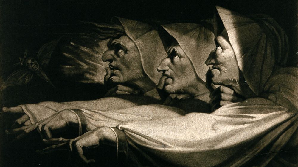 Henry Fuseli - As três bruxas, 1783