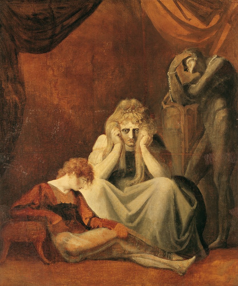 Henry Fuseli - Aqui eu e a tristeza nos sentamos, 1783