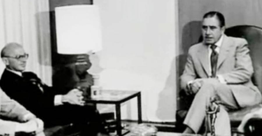 Milton Friedman e Augusto Pinochet